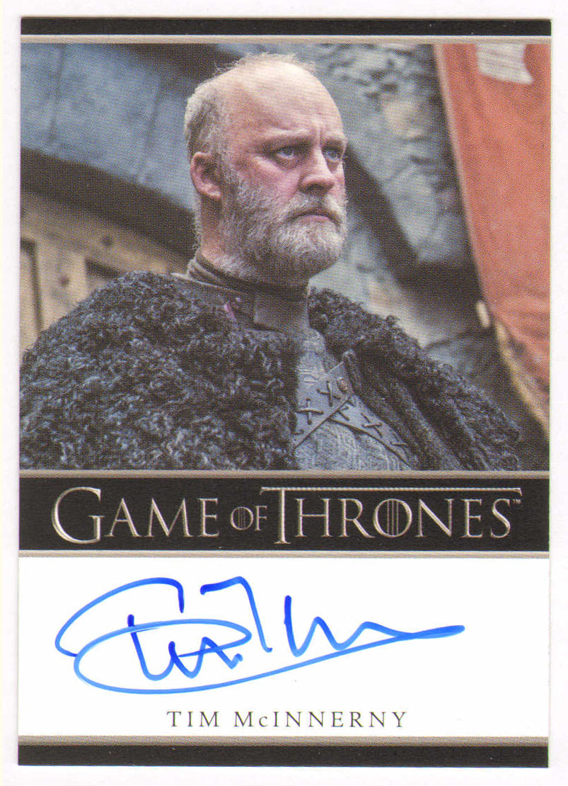 
                  
                    Tim McInnerny as Lord Robert Glover in Game of Thrones Signed Rittenhouse Trading Card
                  
                