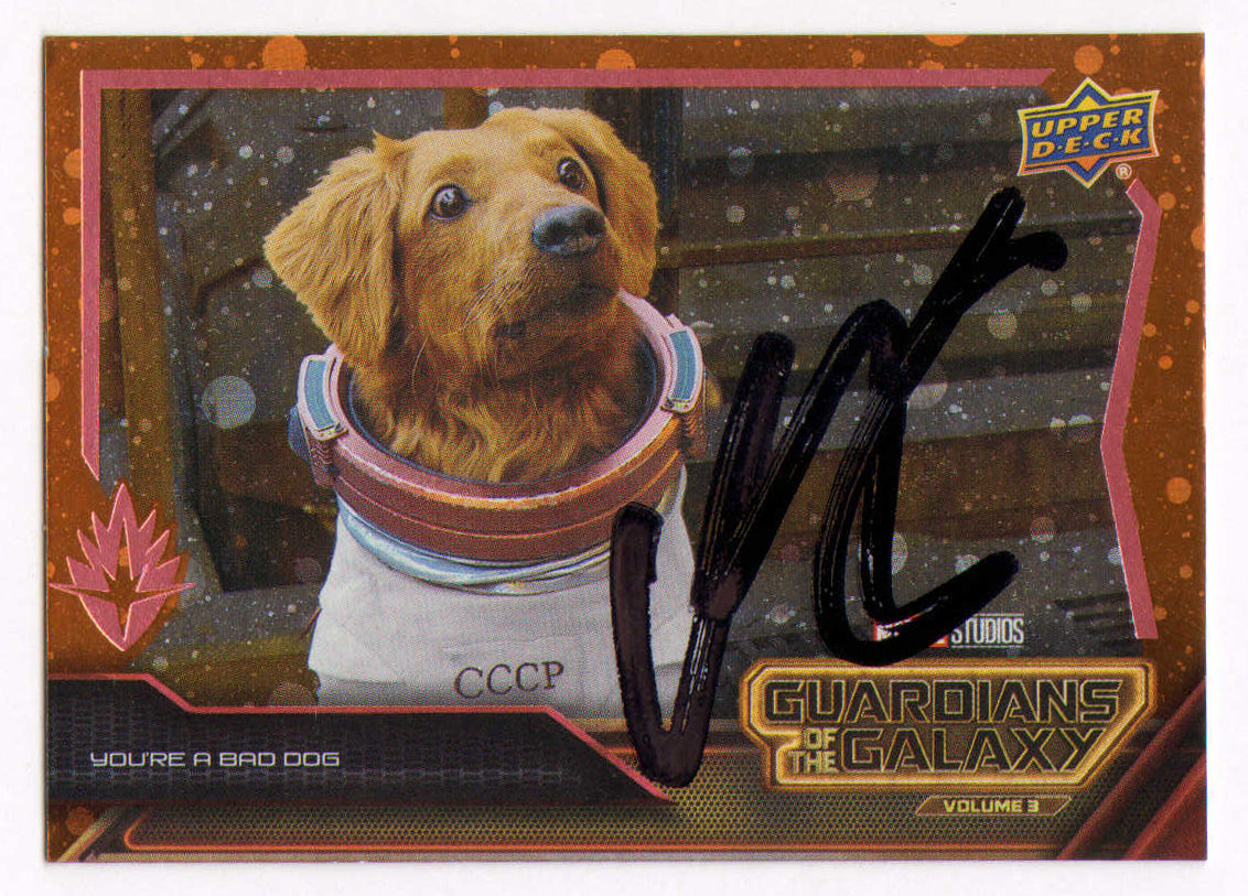 
                  
                    Maria Bakalova as Cosmo in Guardians of the Galaxy Vol. 3 Signed Upper Decker Trading Card #4
                  
                