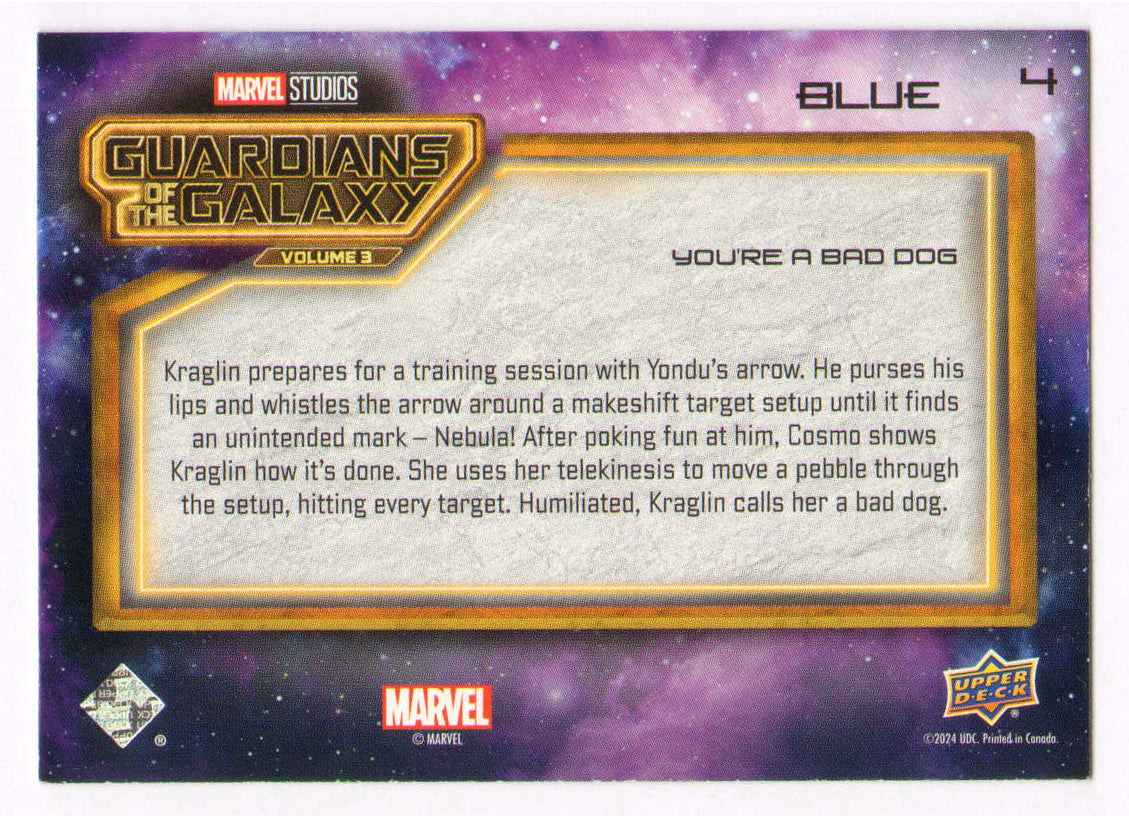
                  
                    Maria Bakalova as Cosmo in Guardians of the Galaxy Vol. 3 Signed Upper Decker Trading Card #4
                  
                