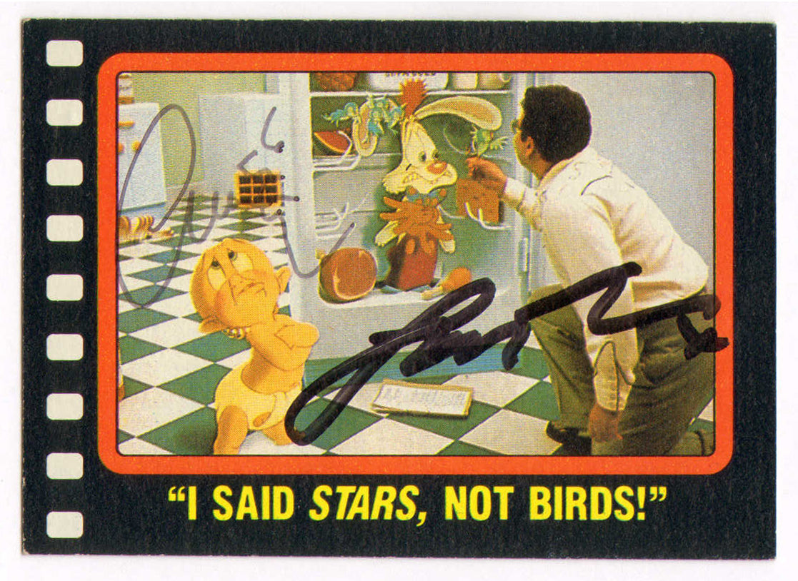 
                  
                    Lou Hirsch as the Voice of Baby Herman in Who Framed Roger Rabbit Signed 1987 Topps Trading Card #29
                  
                