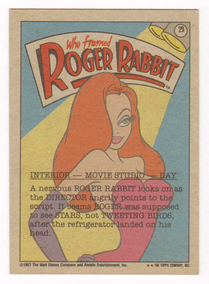 
                  
                    Lou Hirsch as the Voice of Baby Herman in Who Framed Roger Rabbit Signed 1987 Topps Trading Card #29
                  
                
