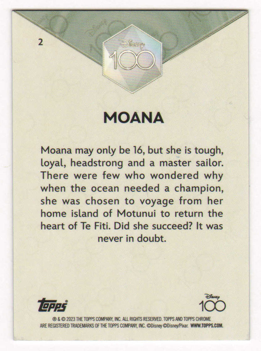 
                  
                    Auli'i Cravalho as Moana in Moana Signed Topps Chrome Trading Card #2
                  
                