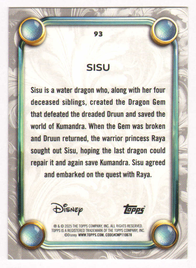 
                  
                    Awkwafina as Sisu in Raya and the Last Dragon Signed Topps Trading Card #93
                  
                