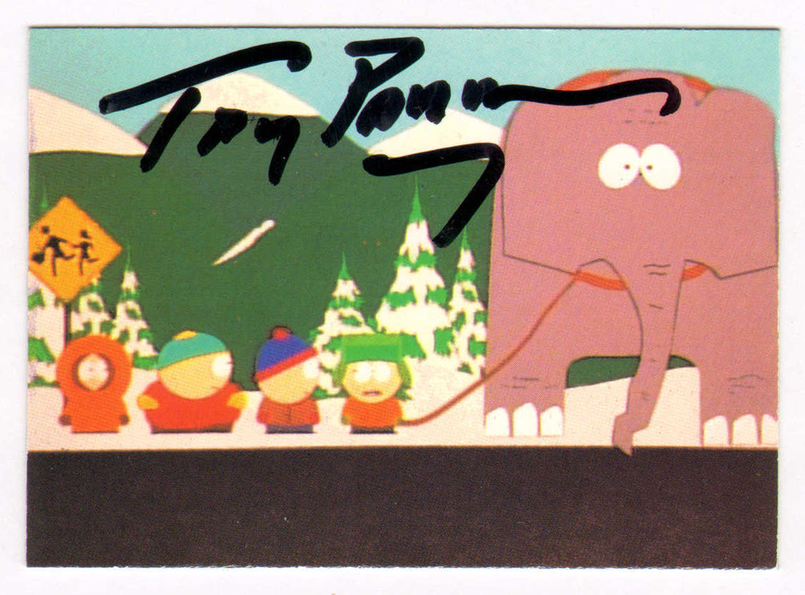 
                  
                    Trey Parker as Eric Cartman in South Park Signed 1998 Comic Images Trading Card #31
                  
                