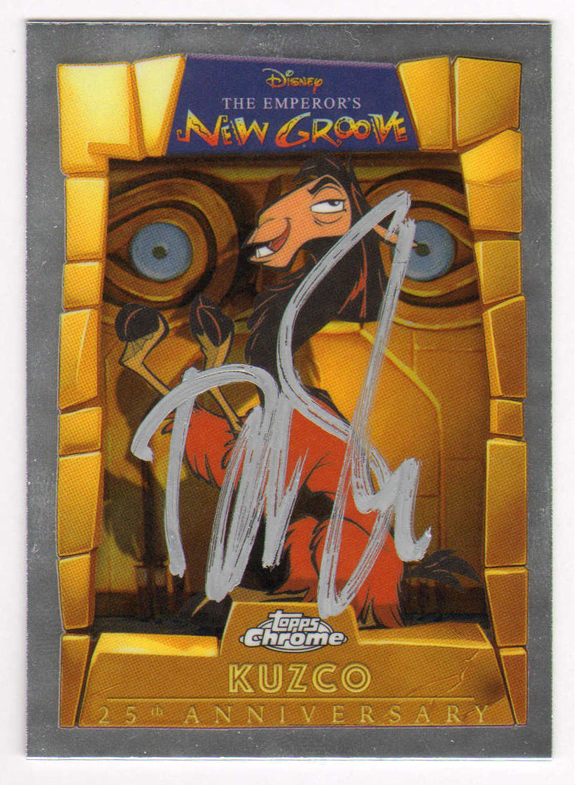 
                  
                    David Spade as Kuzco in Emperor's New Groove Signed Topps Chrome Trading Card #EMP-5
                  
                