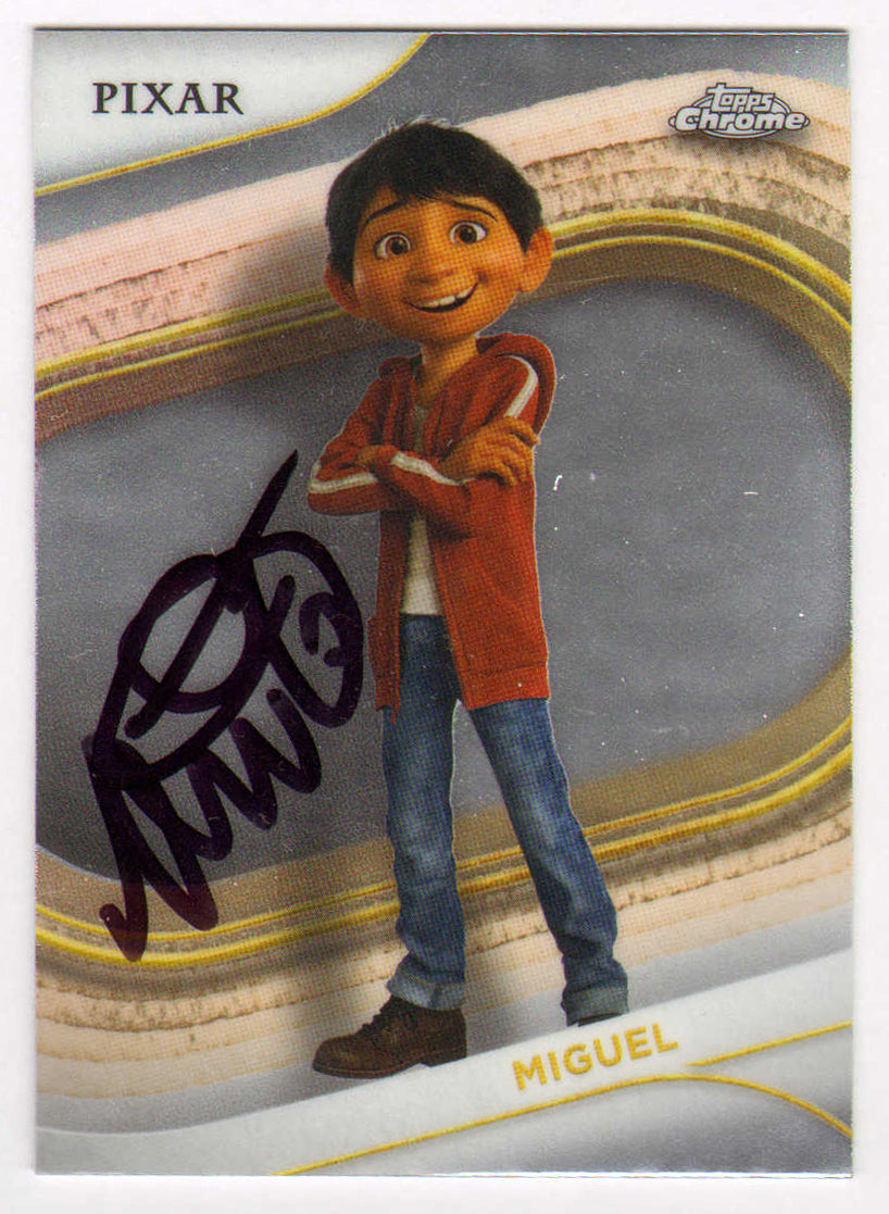 
                  
                    Anthony Gonzalez as Miguel in Coco Signed Topps Chrome Trading Card #72
                  
                