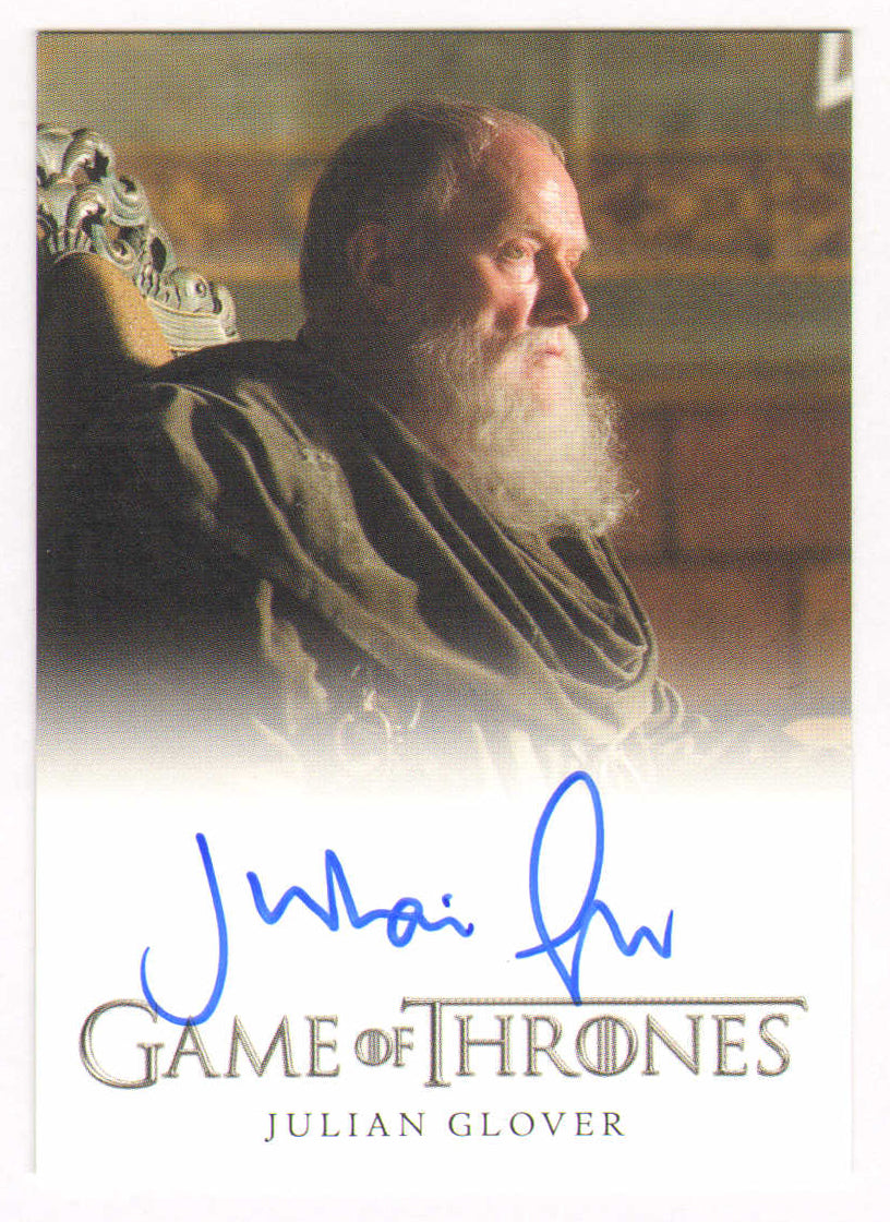 
                  
                    Julian Glover as Grand Maester Pycelle in Game of Thrones Signed Rittenhouse Trading Card
                  
                