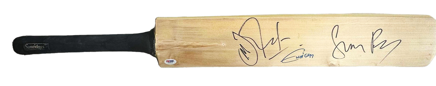 
                  
                    Shaun of the Dead Prop Replica Cricket Bat Signed by Director: Edgar Wright and Actors: Simon Pegg & Nick Frost
                  
                