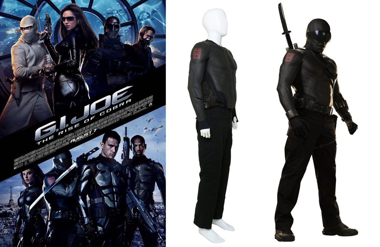 
                  
                    G.I. Joe: The Rise of Cobra Ray Park / Don Lee as Snake Eyes Production Worn Wardrobe - 2009
                  
                
