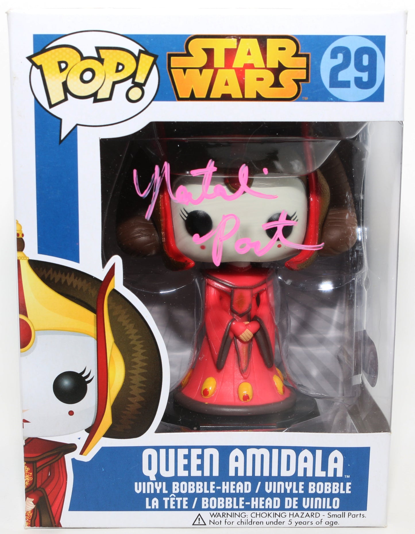 
                  
                    Natalie Portman as Queen Amidala in Star Wars Episode I: The Phantom Menace (SWAU) Signed Funko POP! #29
                  
                