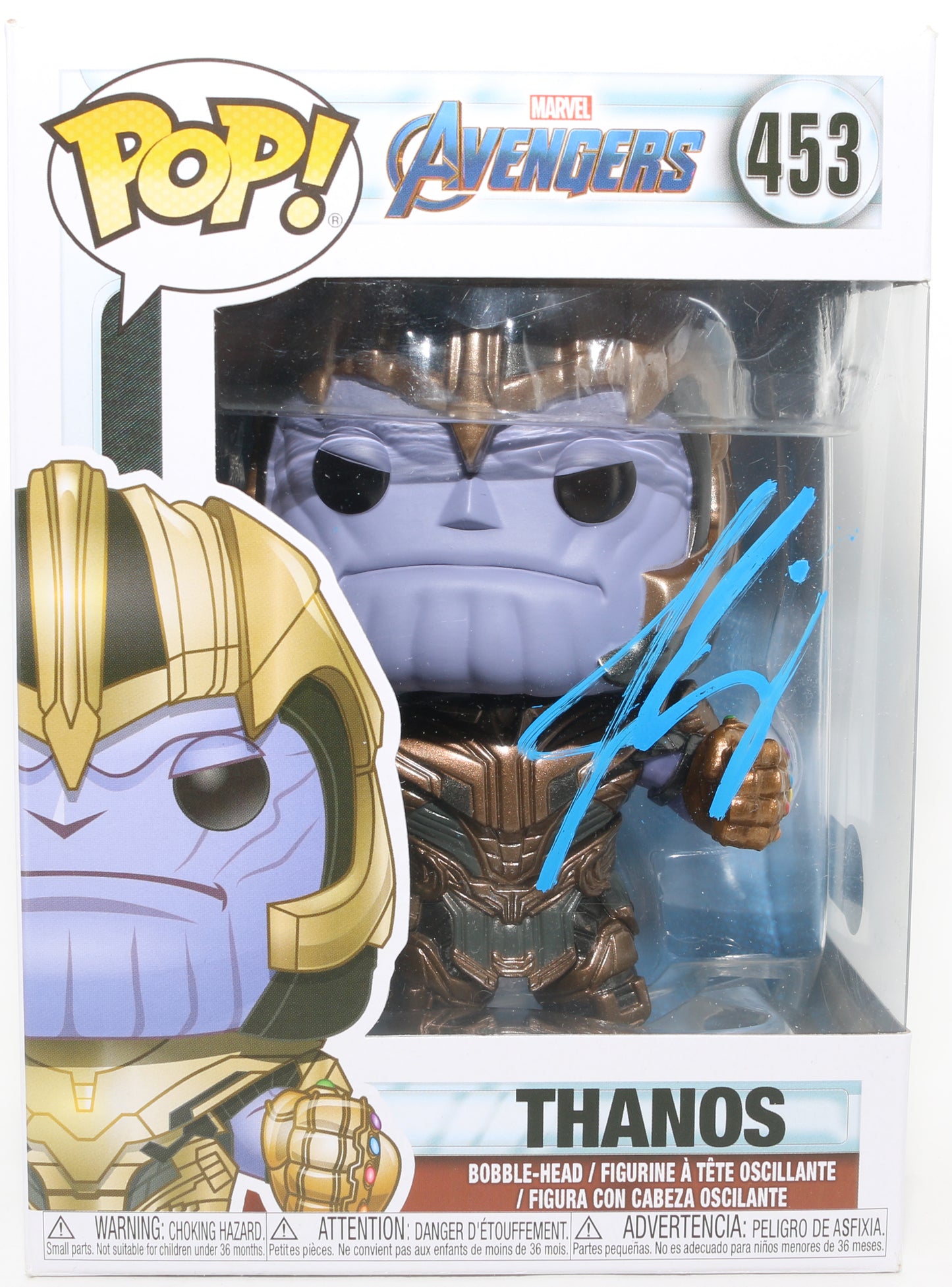 
                  
                    Josh Brolin as Thanos in Avengers: Endgame (Beckett) Signed Funko POP! #453
                  
                