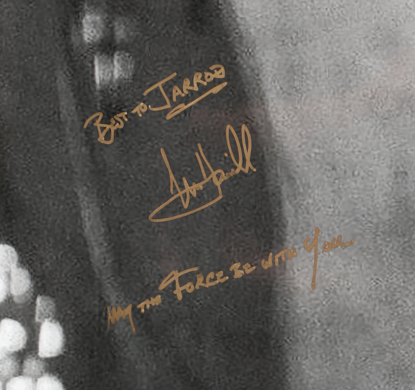 
                  
                    Mark Hamill as Luke Skywalker in Star Wars: Return of the Jedi Signed 20x30 Poster with MTFBWY Quote
                  
                