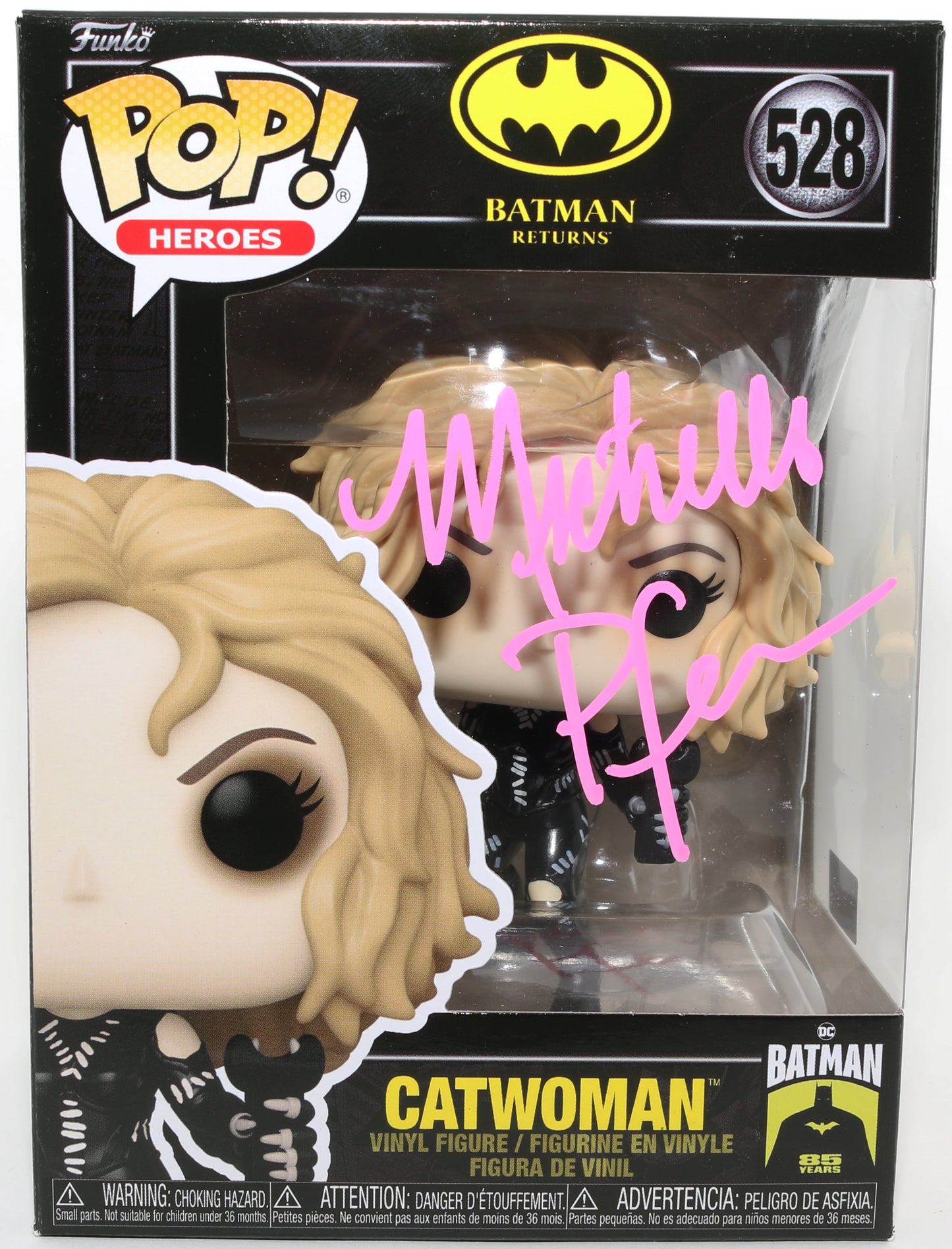 
                  
                    Michelle Pfeiffer as Catwoman in Batman Returns (Celebrity Authentics) Signed Funko POP! #528
                  
                