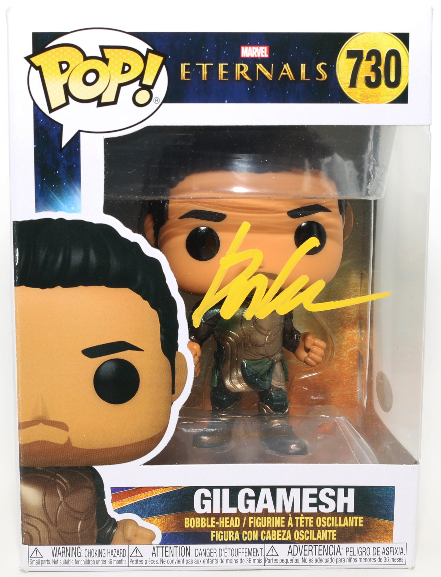 
                  
                    Don Lee as Gilgamesh in Eternals (JSA) Signed Funko POP! #730
                  
                