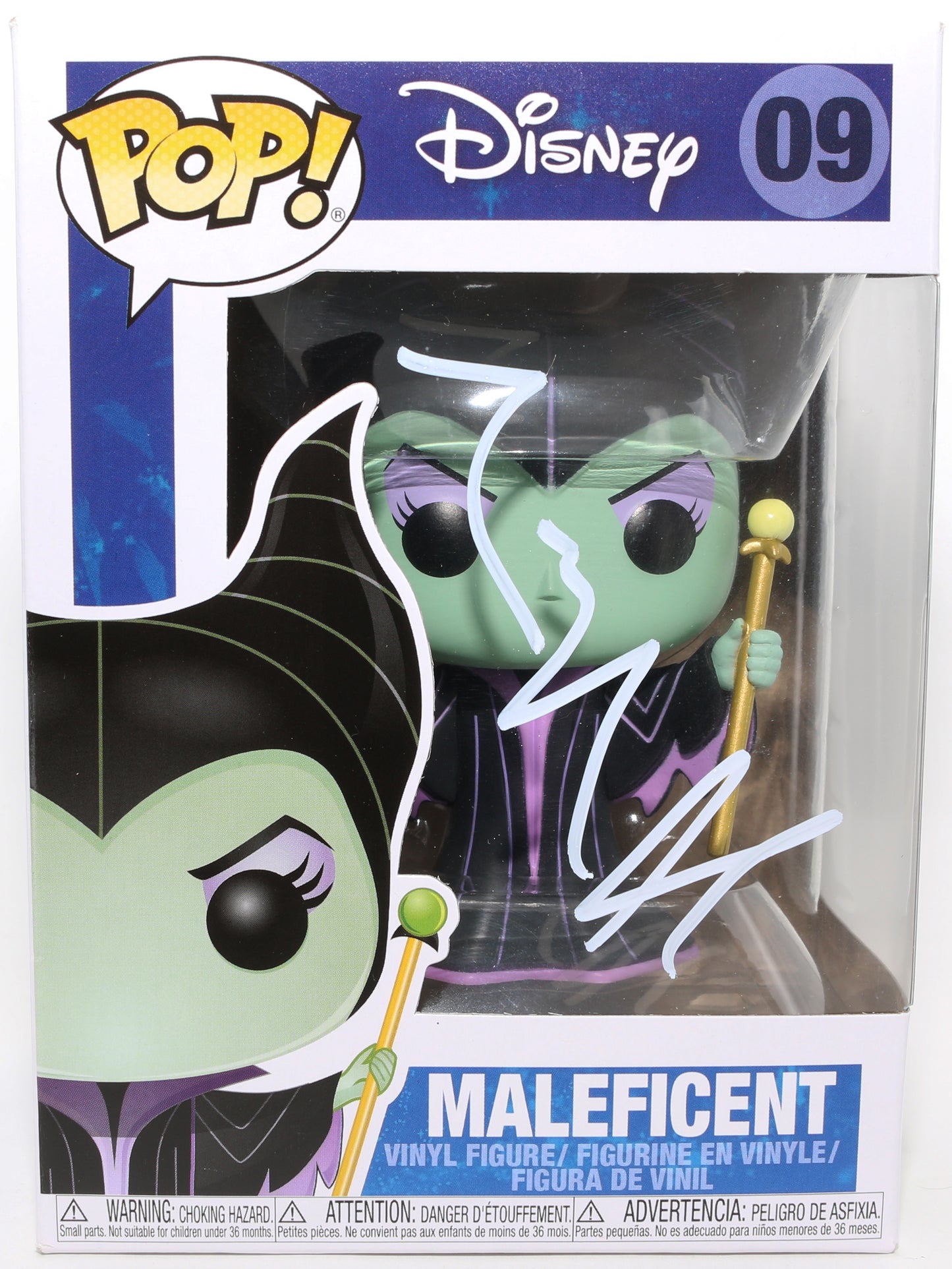 
                  
                    Angelina Jolie as Maleficent in Disney's Maleficent Signed Funko POP! #09
                  
                