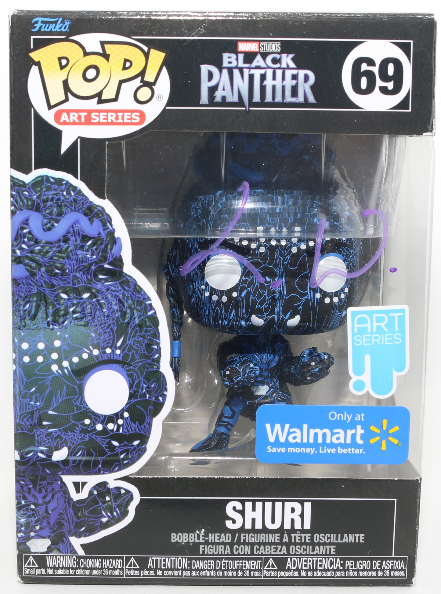 
                  
                    Letitia Wright as Shuri in Black Panther Art Series Walmart Exclusive (JSA) Signed Funko POP! #69
                  
                