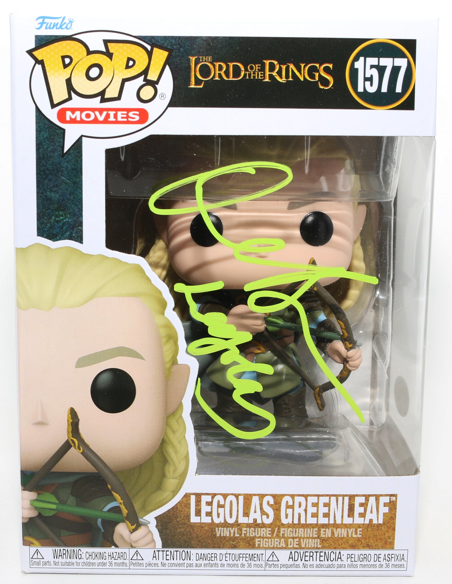 
                  
                    Orlando Bloom as Legolas in The Lord of the Rings (JSA) Signed Funko POP! #1577 with Character Name
                  
                