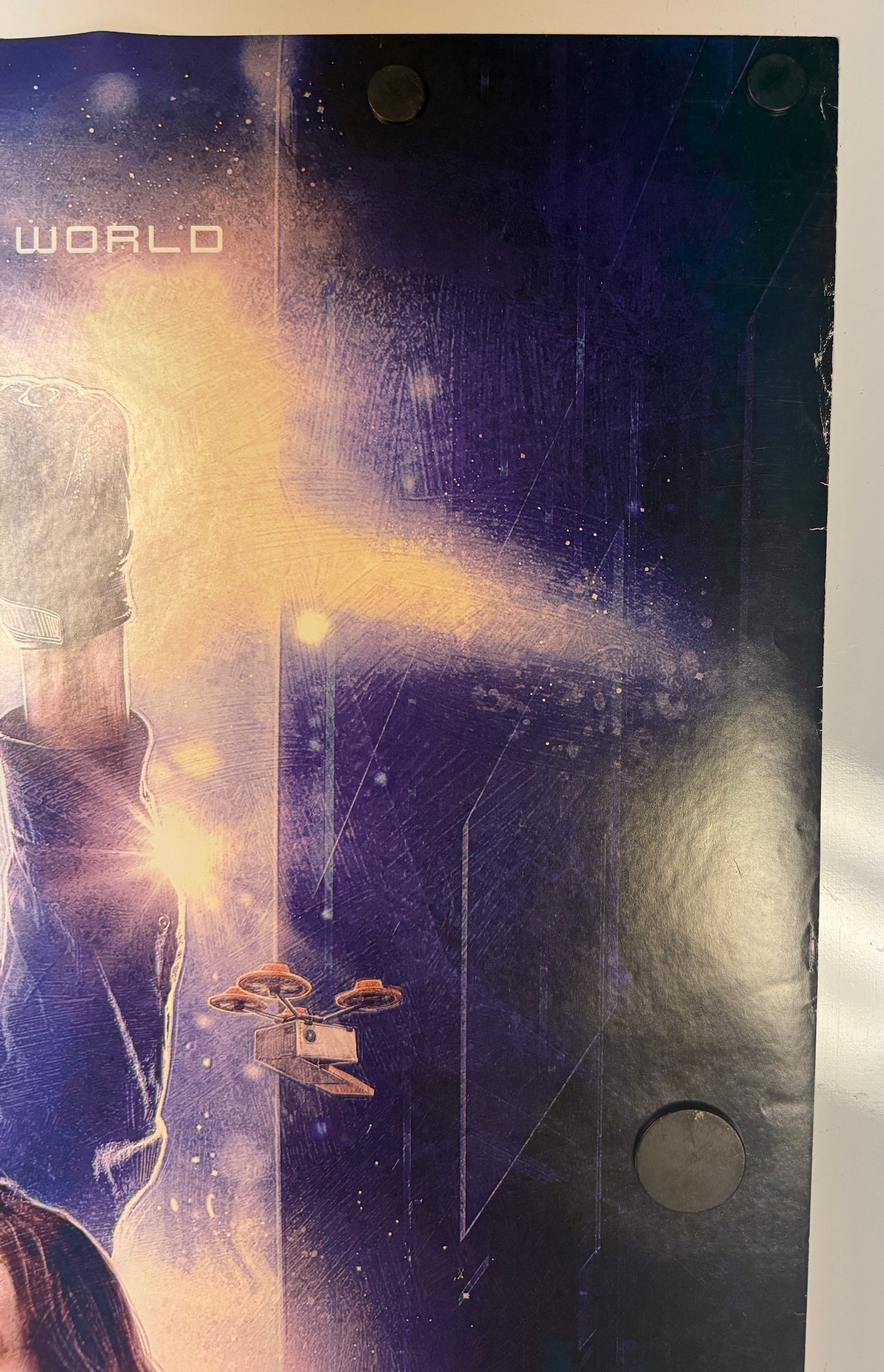 
                  
                    Ready Player One 27x40 Poster Cast Signed by Tye Sheridan, Olivia Cooke, Mark Rylance, Simon Pegg, Ben Mendelsohn, Lena Waithe, Win Morisaki, Philip Zhao, T.J. Miller, Author: Ernest Cline, Composer: Alan Silvestri, & Director: Steven Spielberg
                  
                