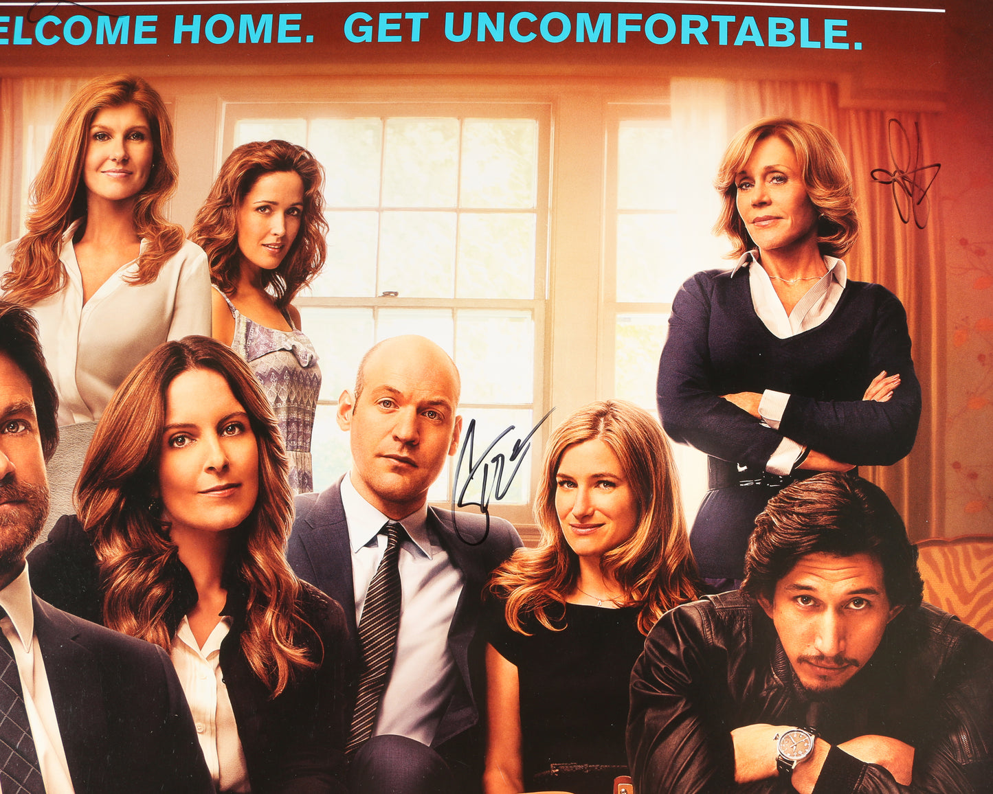 
                  
                    This Is Where I Leave You 27x40 Poster Cast (Beckett) Signed by Jason Bateman, Tina Fey, Adam Driver, Corey Stoll, Abigail Spencer, & Director: Shawn Levy
                  
                