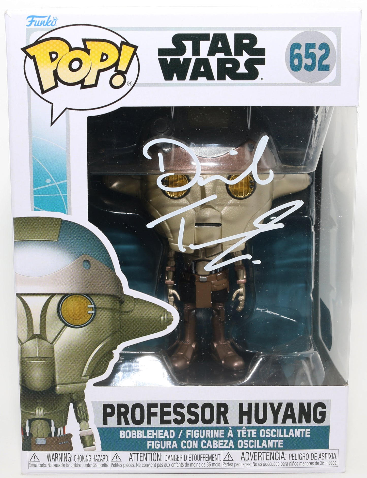 
                  
                    David Tennant as Professor Huyang in Star Wars: Ahsoka (SWAU) Signed Funko POP! #652
                  
                