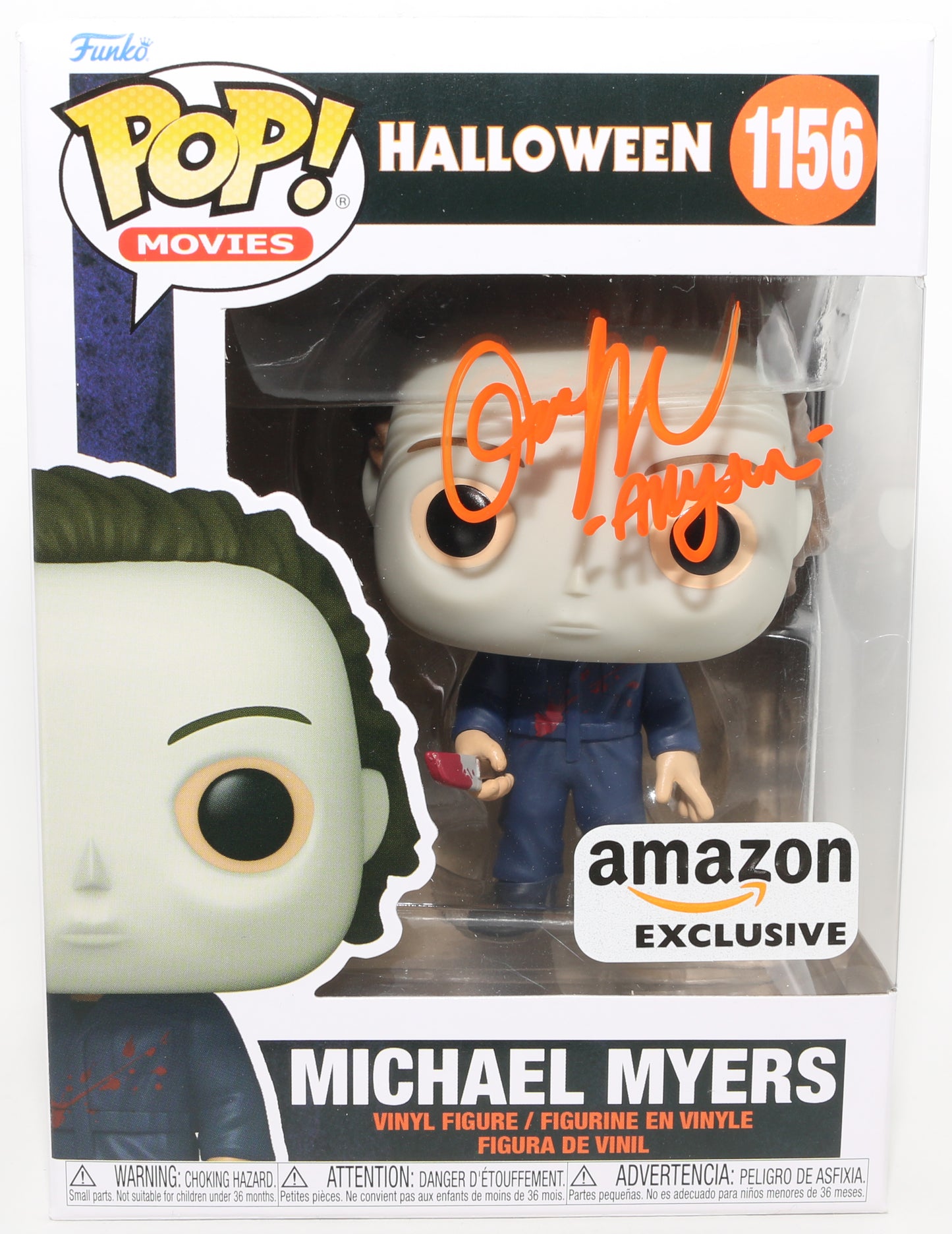 
                  
                    Allyson Nelson as Andi Matichak in Halloween Amazon Exclusive Signed Funko POP! #1156 with Character Name
                  
                