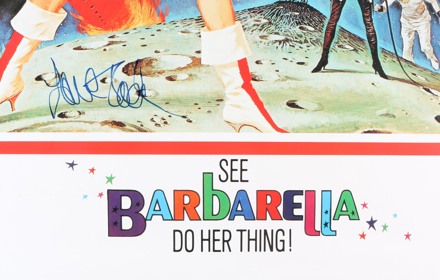 
                  
                    Jane Fonda as Barbarella in Barbarella Signed 27x40 Poster
                  
                
