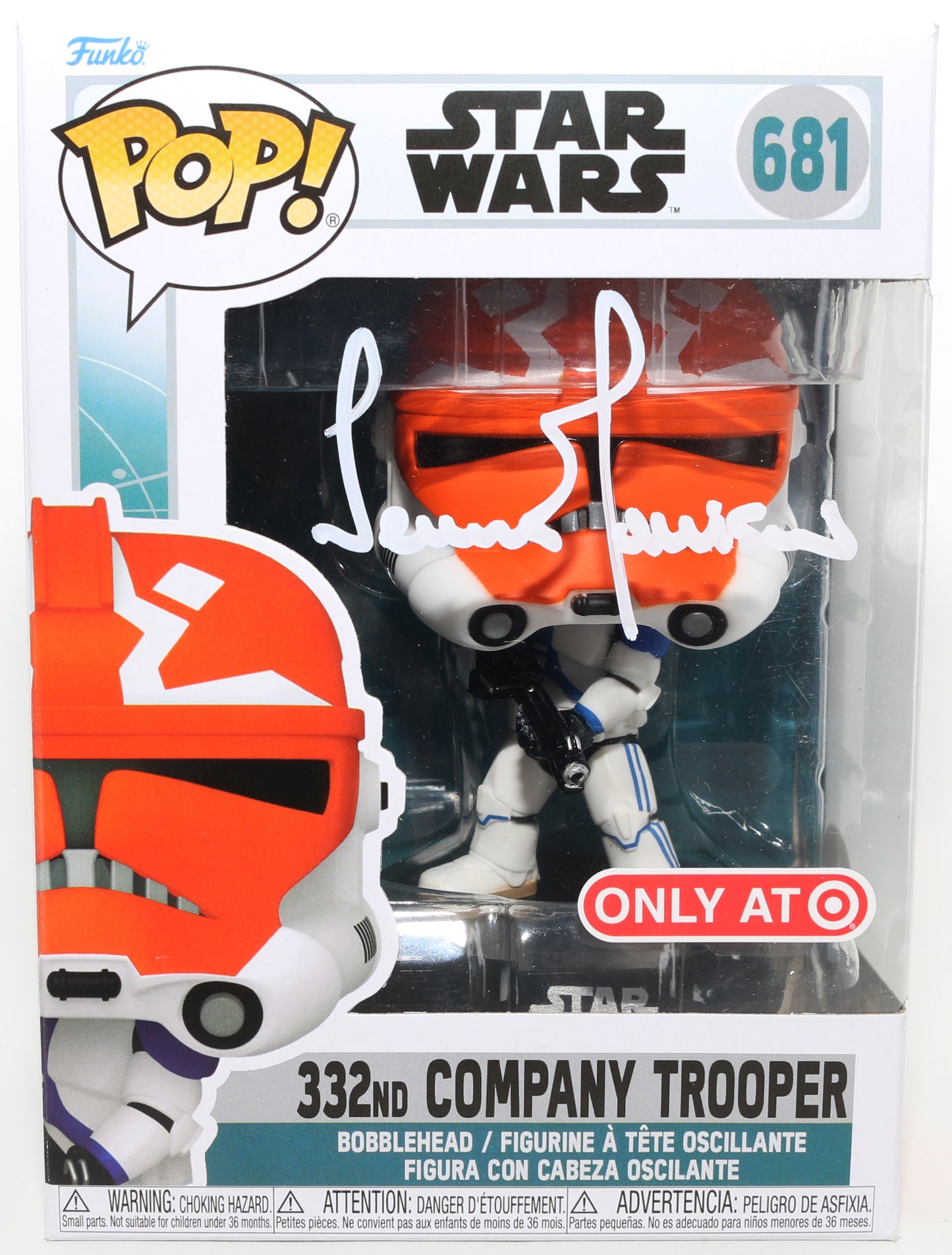 
                  
                    Temuera Morrison as 332nd Company Trooper in Star Wars: Ahsoka Target Exclusive (JSA) Signed Funko POP! #681
                  
                