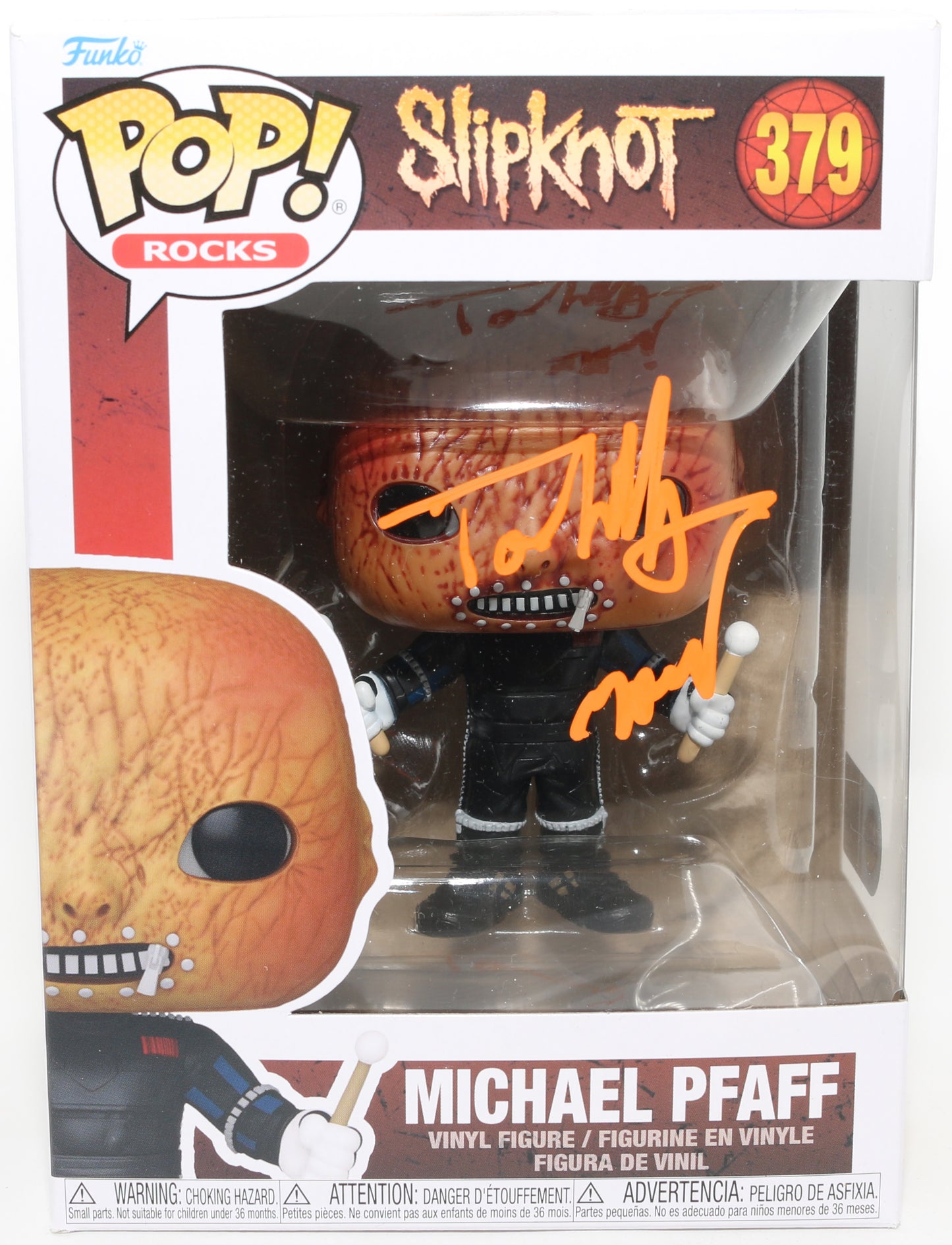 
                  
                    Michael Pfaff from Slipknot (SWAU) Signed Funko POP! #379
                  
                
