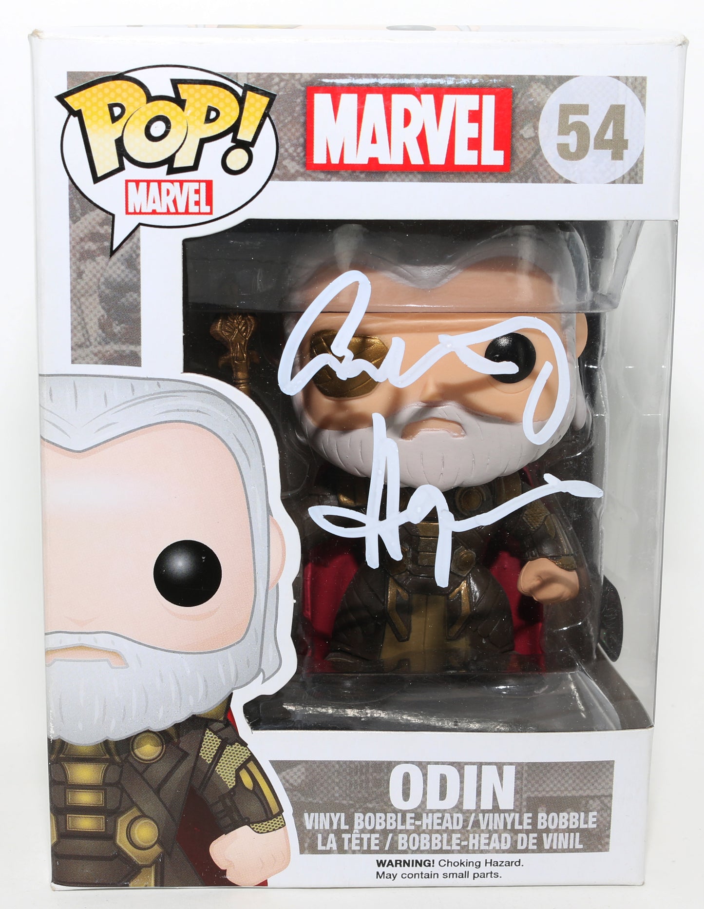 
                  
                    Anthony Hopkins as Odin in Thor (SWAU) Signed Funko POP! #54
                  
                