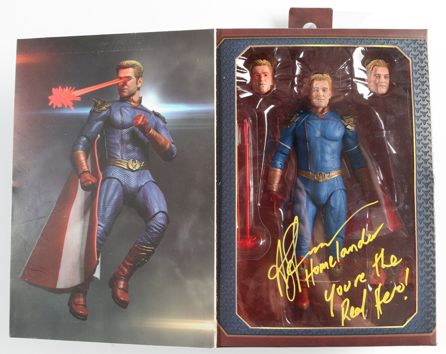 
                  
                    Antony Starr as Homelander in The Boys (Beckett) Signed Neca Action Figure with Quote & Character Name
                  
                