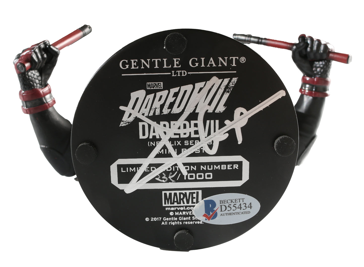 
                  
                    Charlie Cox as Matt Murdock in Daredevil (Beckett) Signed Gentle Giant 1:6 Scale Statue
                  
                