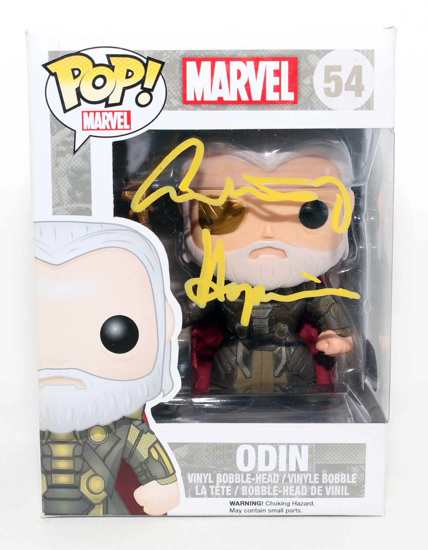 
                  
                    Anthony Hopkins as Odin in Thor (SWAU) Signed Funko POP! #54
                  
                
