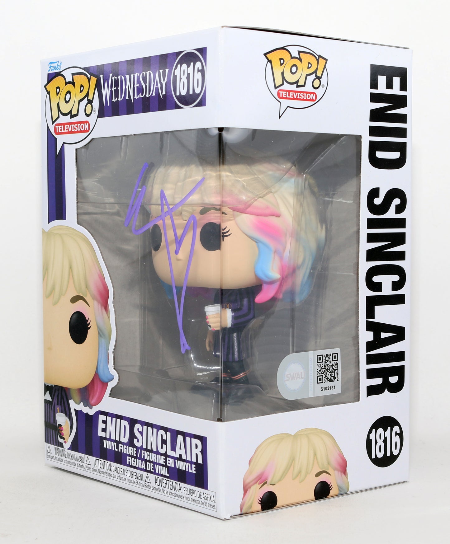 
                  
                    Emma Myers as Enid Sinclair in Wednesday (SWAU) Signed Funko POP! #1816
                  
                