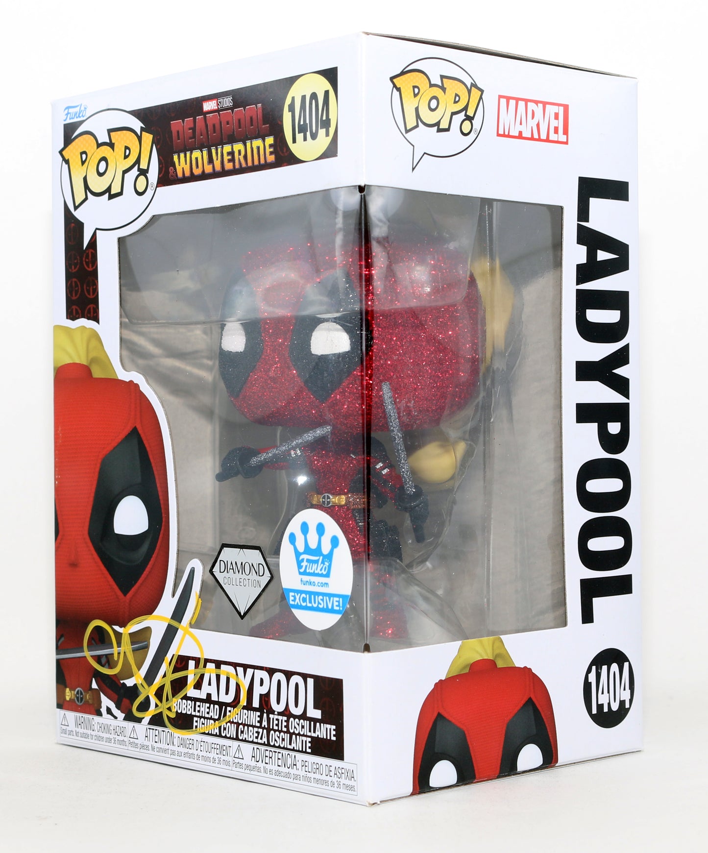 
                  
                    Blake Lively as Ladypool in Deadpool & Wolverine Diamond Collection Funko Exclusive Signed Funko POP! #1404
                  
                