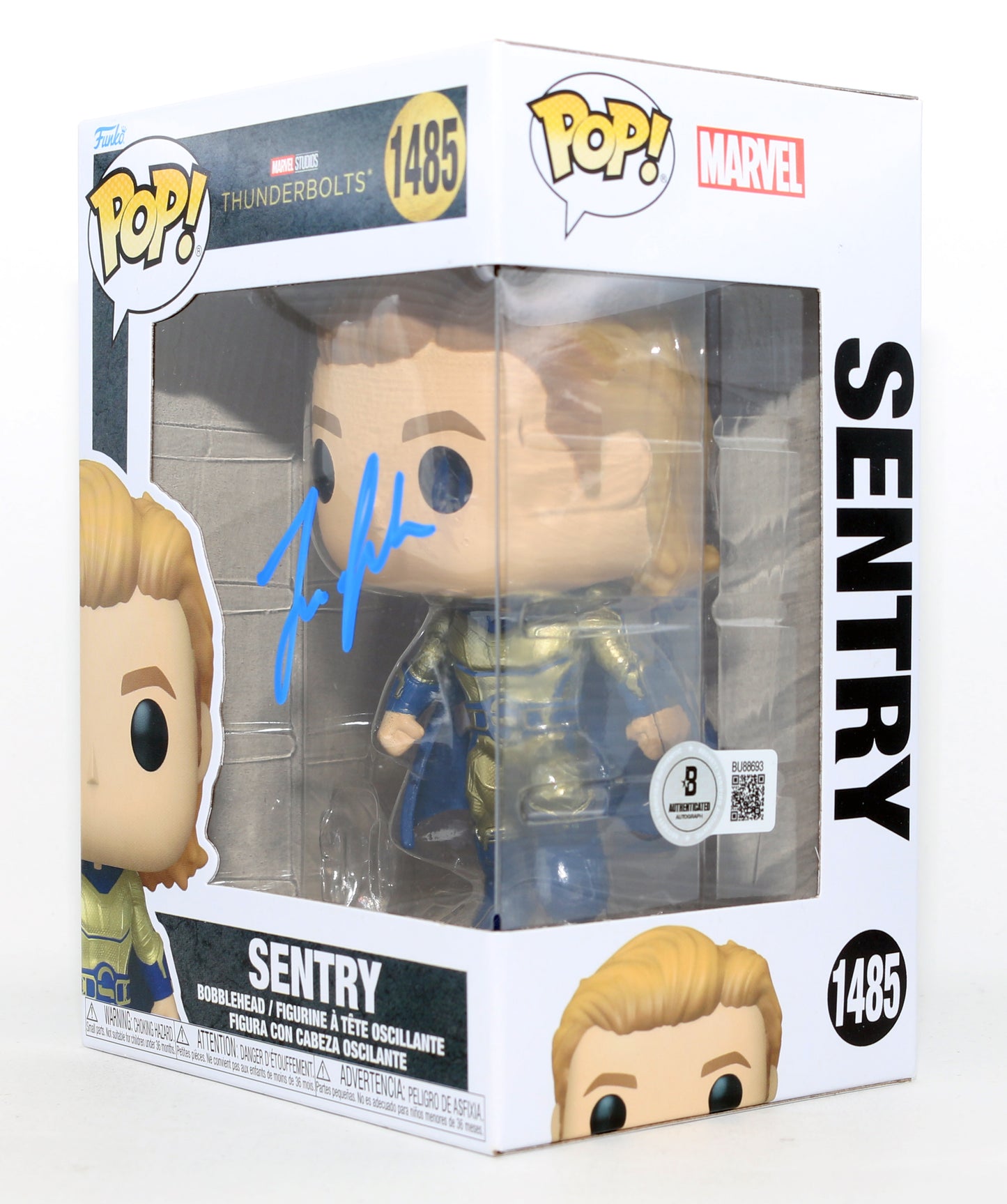 
                  
                    Lewis Pullman as Sentry in Thunderbolts* / The New Avengers (Beckett) Signed Funko POP! #1485
                  
                