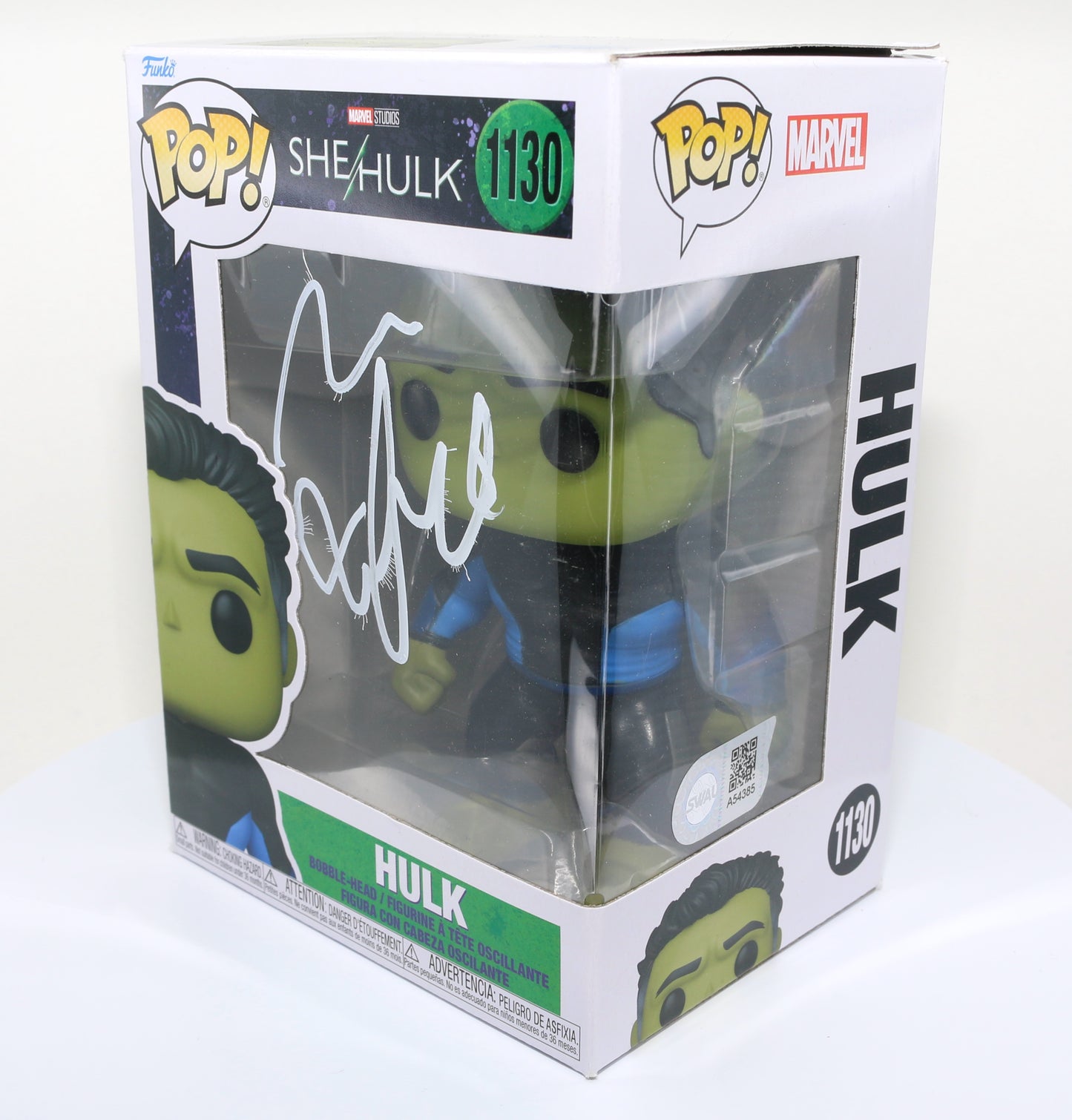 
                  
                    Mark Ruffalo as the Hulk in She-Hulk (SWAU) Signed Funko POP! #1130
                  
                