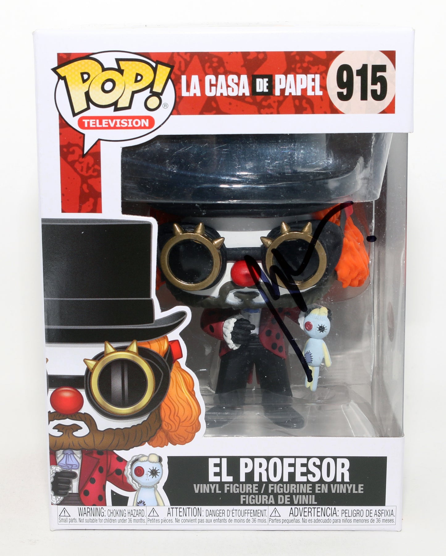 
                  
                    Álvaro Morte as El Profesor in La Casa De Papel (JSA) Signed Funko POP! #915
                  
                