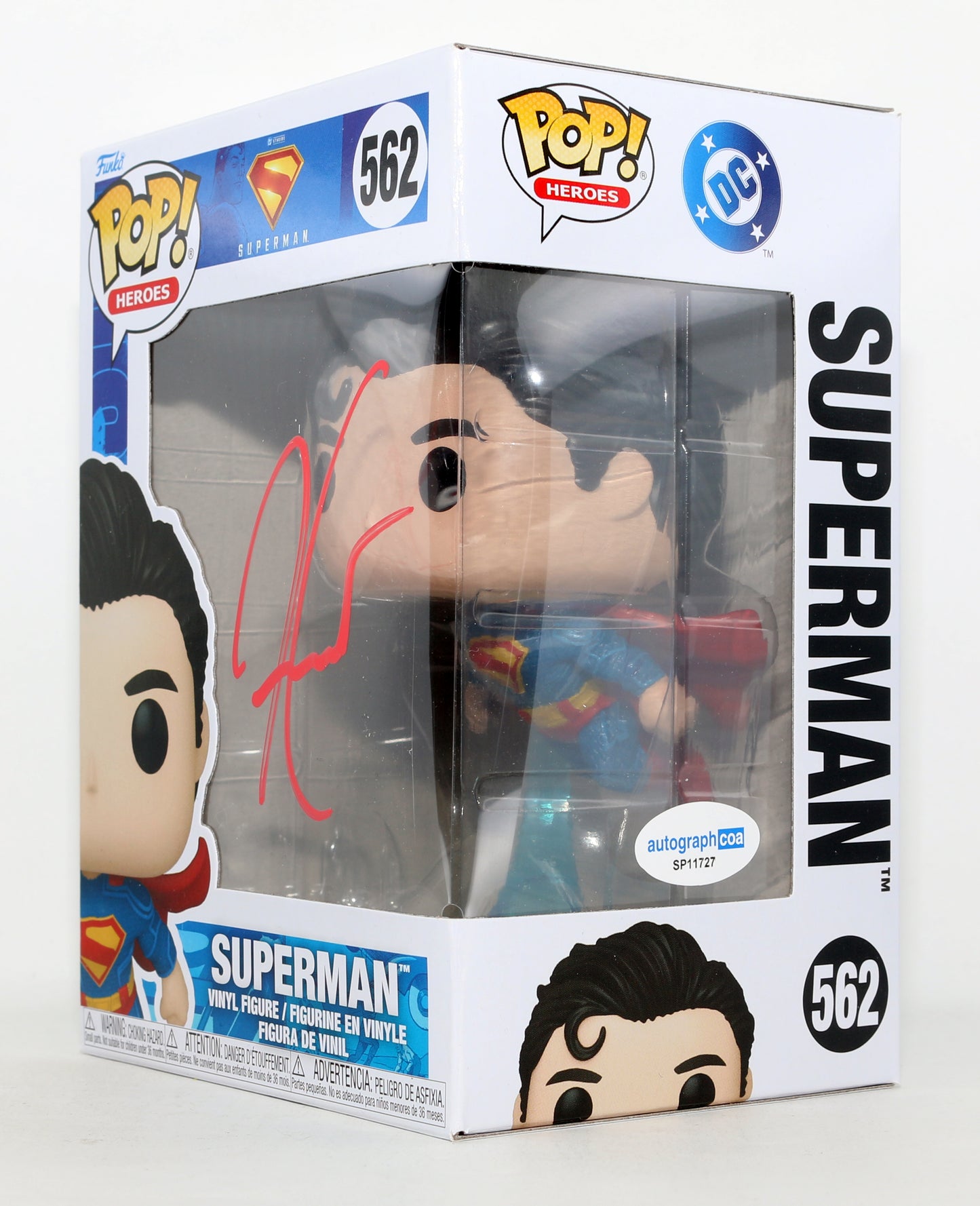 
                  
                    David Corenswet as Superman in James Gunn's Superman Signed Funko POP! #562
                  
                