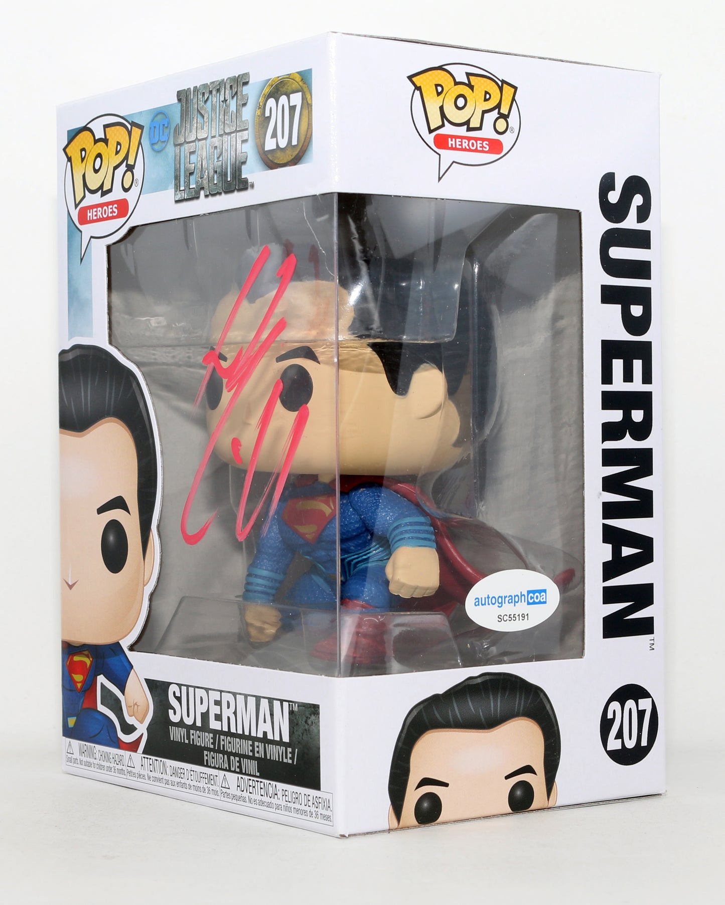 
                  
                    Henry Cavill as Superman in Justice League Signed Funko POP! #207
                  
                