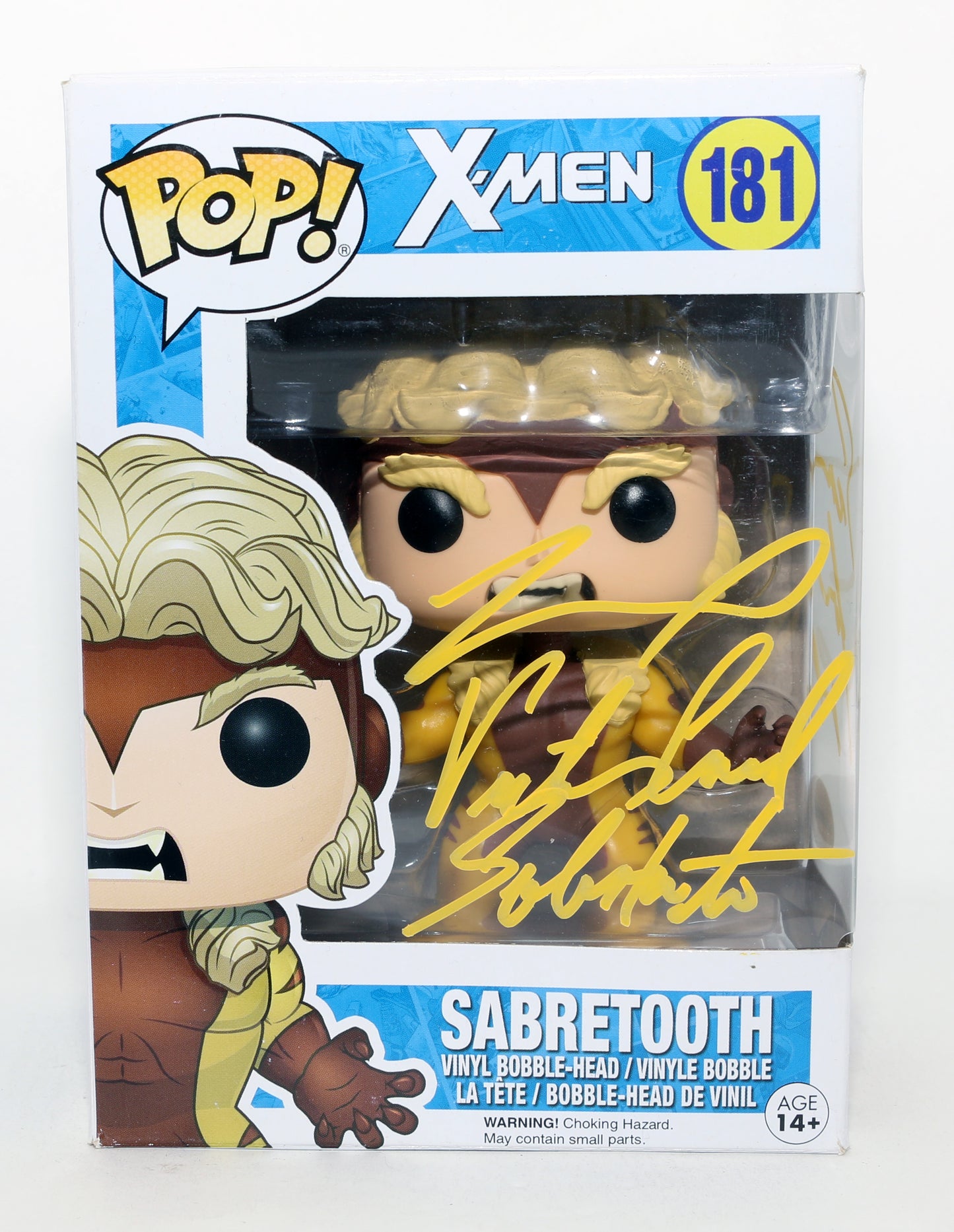 
                  
                    Tyler Mane as Sabretooth in X-Men Signed POP! #181 with Character Name & Quote
                  
                