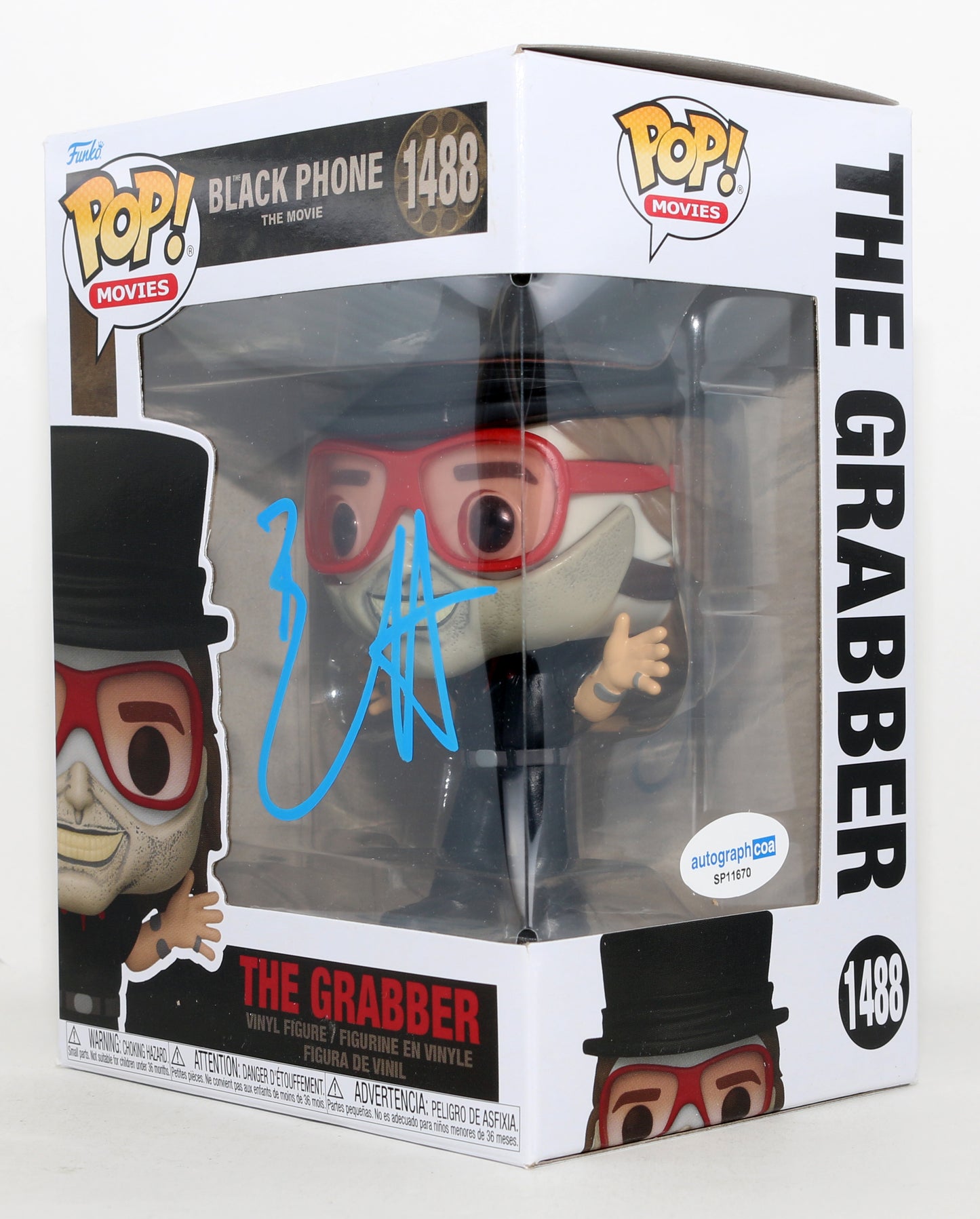 
                  
                    Ethan Hawke as The Grabber in The Black Phone Signed Funko POP! #1488
                  
                