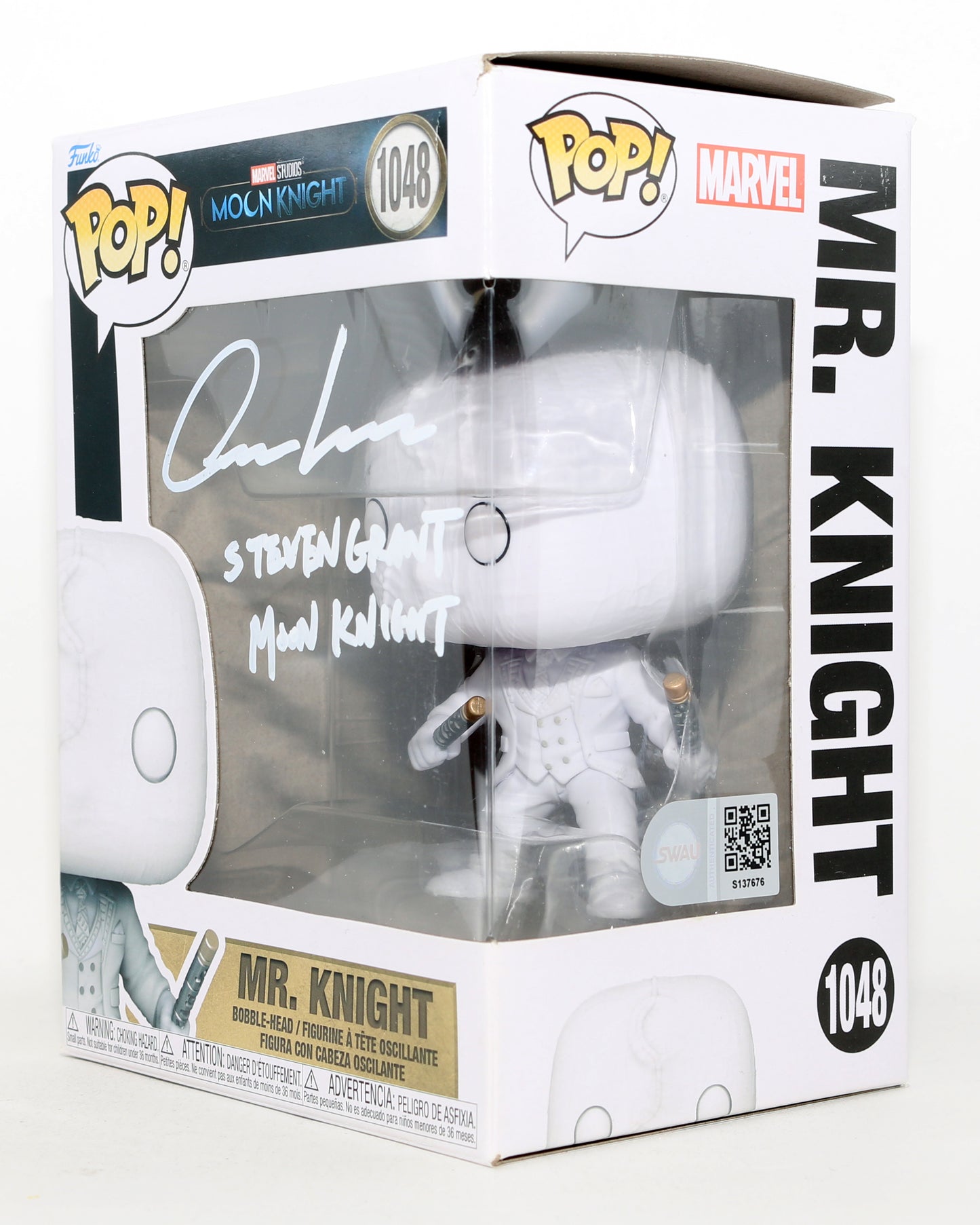 
                  
                    Oscar Isaac as Mr. Knight in Moon Knight (SWAU) Signed Funko POP! #1048 with Character Name
                  
                
