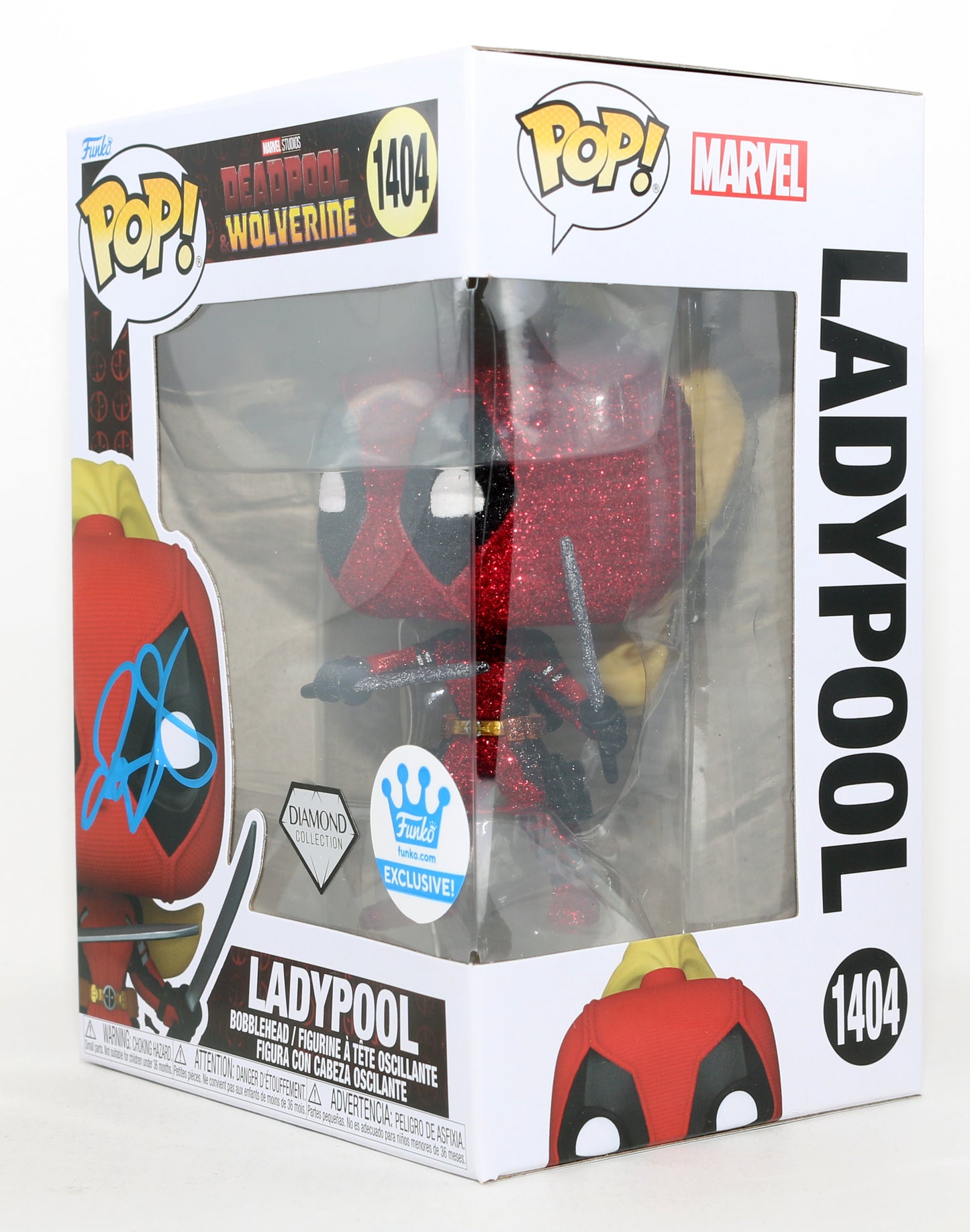 
                  
                    Blake Lively as Ladypool in Deadpool & Wolverine Diamond Collection Funko Store Exclusive Signed Funko POP! #1404
                  
                