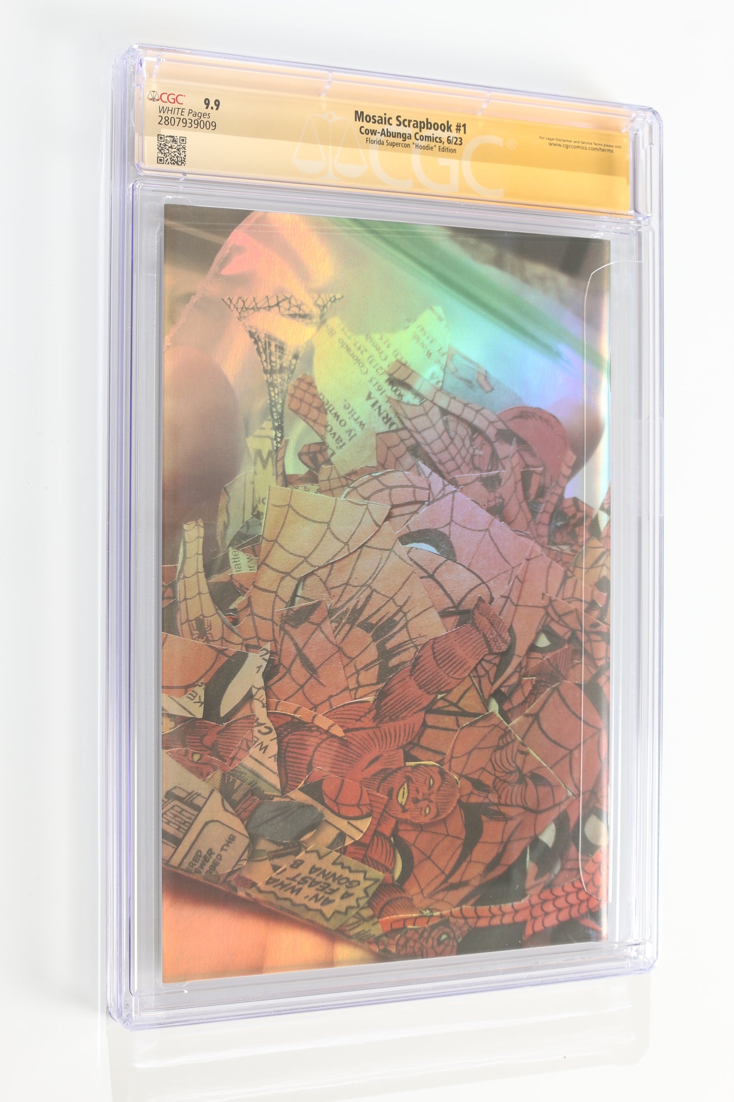 
                  
                    Mosaic Scrapbook #1 Cow-Abunga Comics Exclusive - Signed by Shameik Moore (CGC Signature Series 9.9) 2023
                  
                