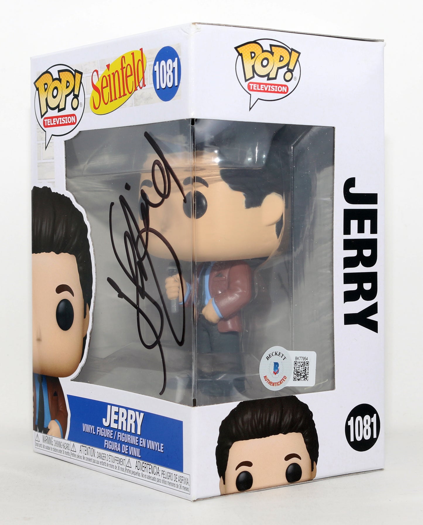 
                  
                    Jerry Seinfeld as Himself in Seinfeld (Beckett) Signed Funko POP! #1081
                  
                