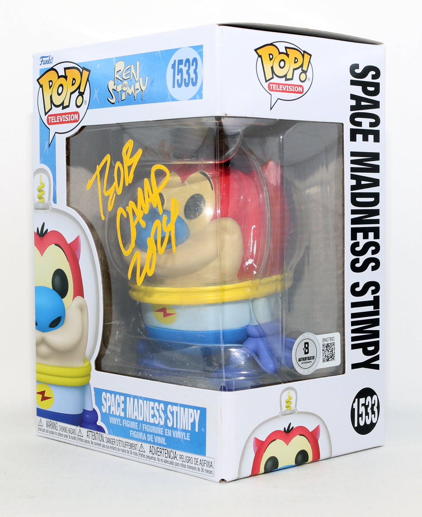 
                  
                    Bob Camp Creator of The Ren & Stimpy Show (Beckett) Signed Funko POP! #1533
                  
                