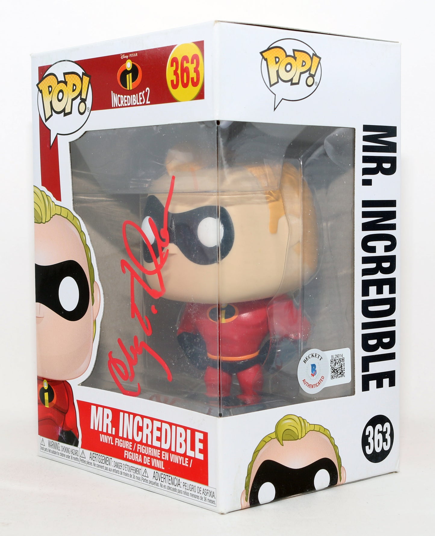 
                  
                    Craig T. Nelson as Mr. Incredible in Incredibles 2 (Beckett) Signed Funko POP! #363
                  
                