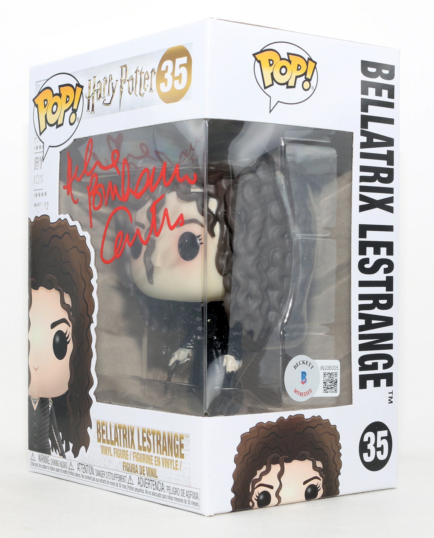 
                  
                    Helena Bonham Carter as Bellatrix LeStrange in Harry Potter (Beckett) Signed Funko POP! #35
                  
                