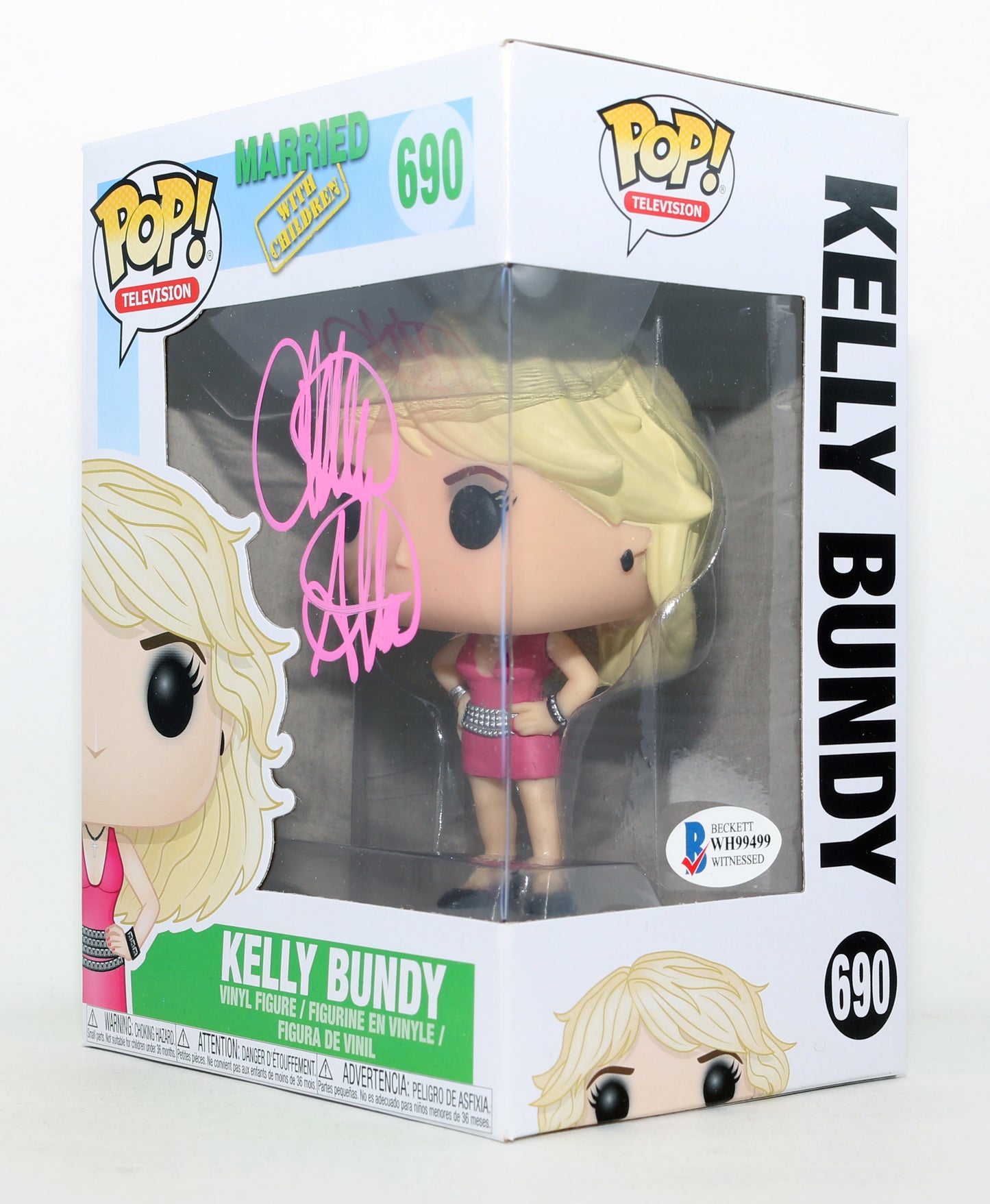 
                  
                    Christina Applegate as Kelly Bundy in Married with Children (Beckett) Signed Funko POP! #690
                  
                
