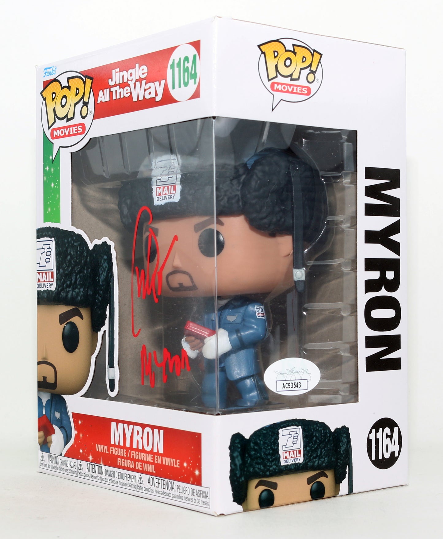 
                  
                    Sinbad as Myron Larabee in Jingle All the Way (JSA) Signed Funko POP! #1164 with Character Name
                  
                